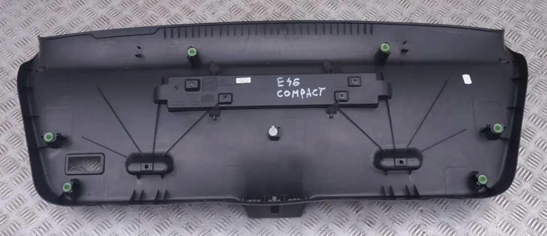BMW 3 Series E46 Compact Rear Trunk Lid Tailgate Lower Interior Trim Panel - SKU 8251554 - Part number 8251554