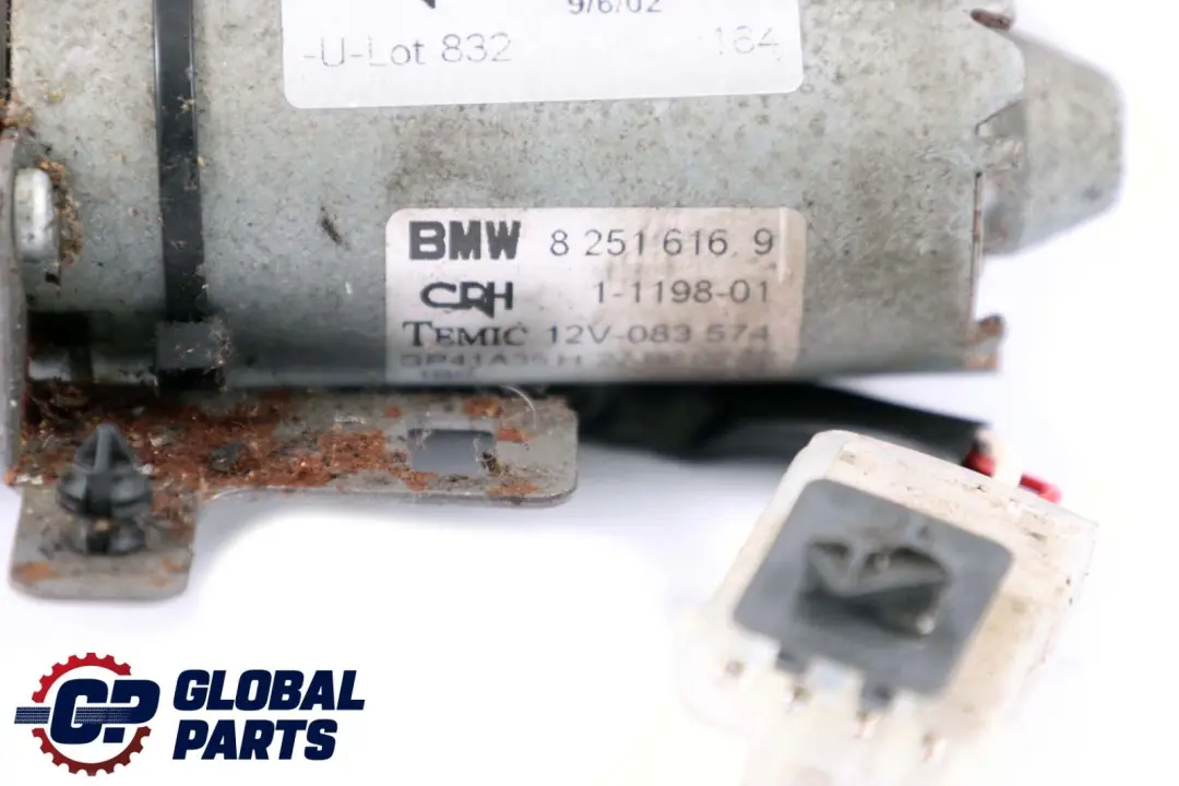 BMW 3 X5 Series E46 E53 Front Driver's Seat Backrest Adjustment Actuator - SKU 8251616-1 - Part number 8251616