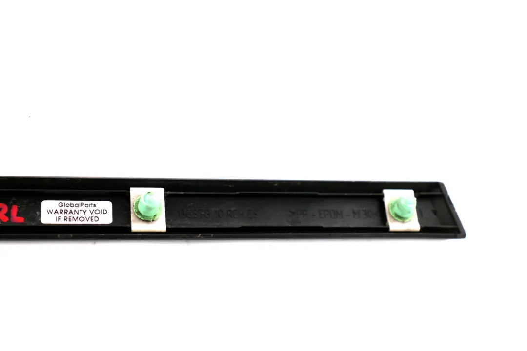 Left Side Fender Moulding Strip N/S Schwarz Black to BMW 3 Series E46 Rear with Part number 8252379 BMW 3 Series E46 Rear Left Side Fender Moulding Strip N/S Schwarz Black - SKU 8252379 - Part number 8252379