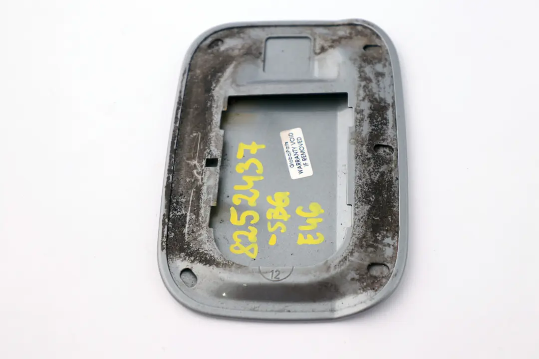 Filler Fill in Flap Cover Silbergrau Silver Grey to BMW 3 Series 46 Compact Fuel with Part number 8252437 BMW 3 Series 46 Compact Fuel Filler Fill in Flap Cover Silbergrau Silver Grey - SKU 8252437 - Part number 8252437