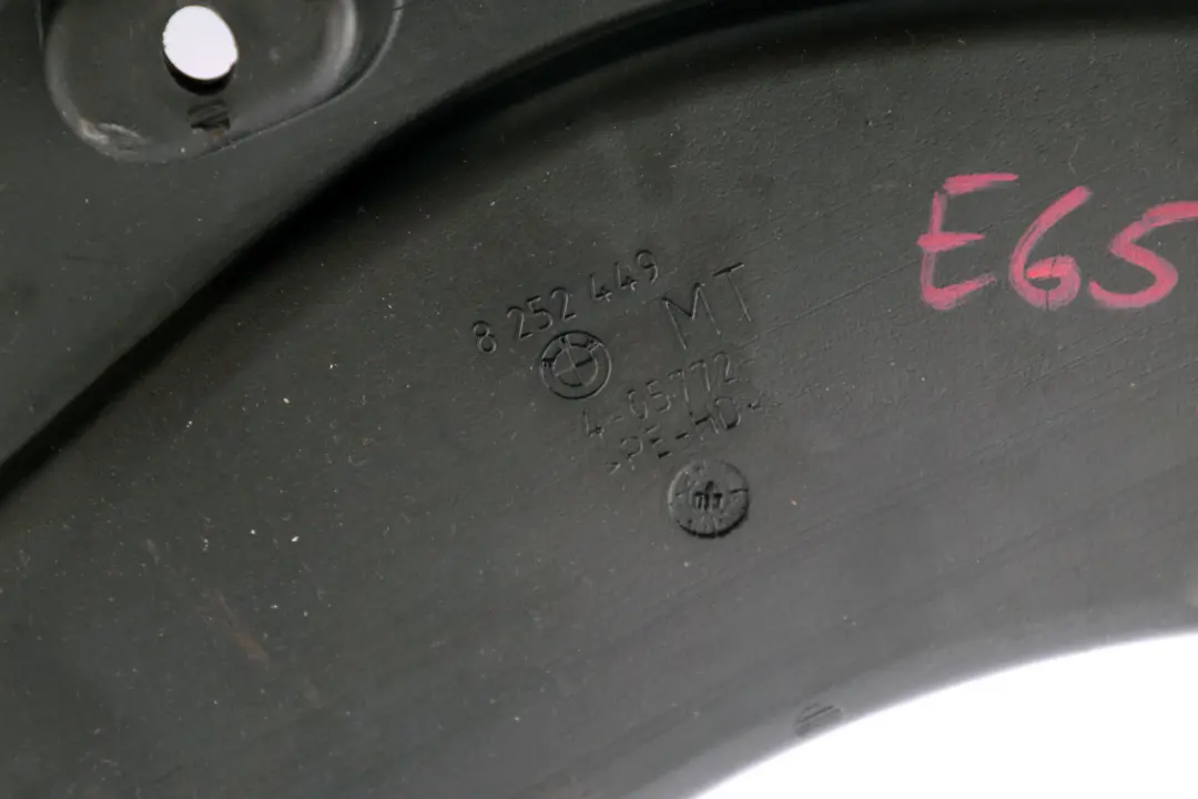 Heater Duct Rear Front Left N/S to BMW 7 Series E65 E66 E67 with Part number 8252449 BMW 7 Series E65 E66 E67 Heater Duct Rear Front Left N/S - SKU 8252449 - Part number 8252449