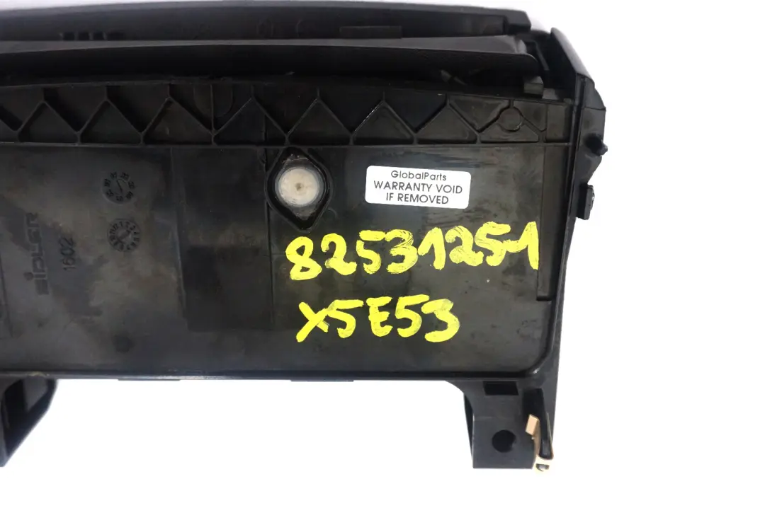 BMW X5 E53 Console porte-gobelet arriere - SKU 8253125-1 - Numéro de pièce 8253125