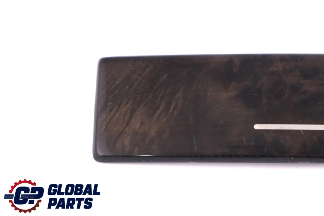 Decor Strip Trim Cover Can Holder Rear Poplar Wood Dunkel to BMW X5 Series E53 with Part number 8253127 BMW X5 Series E53 Decor Strip Trim Cover Can Holder Rear Poplar Wood Dunkel - SKU 8253127 - Part number 8253127