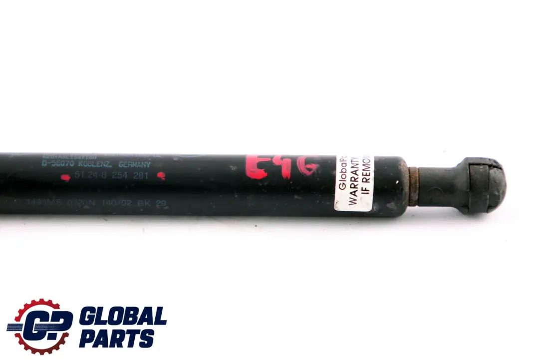 Coup? Tapa del maletero con muelle a presion De gas para BMW E46 Berlina con número de pieza 8254281 BMW E46 Berlina Coup? Tapa del maletero con muelle a presion De gas - SKU 8254281 - Número de pieza 8254281