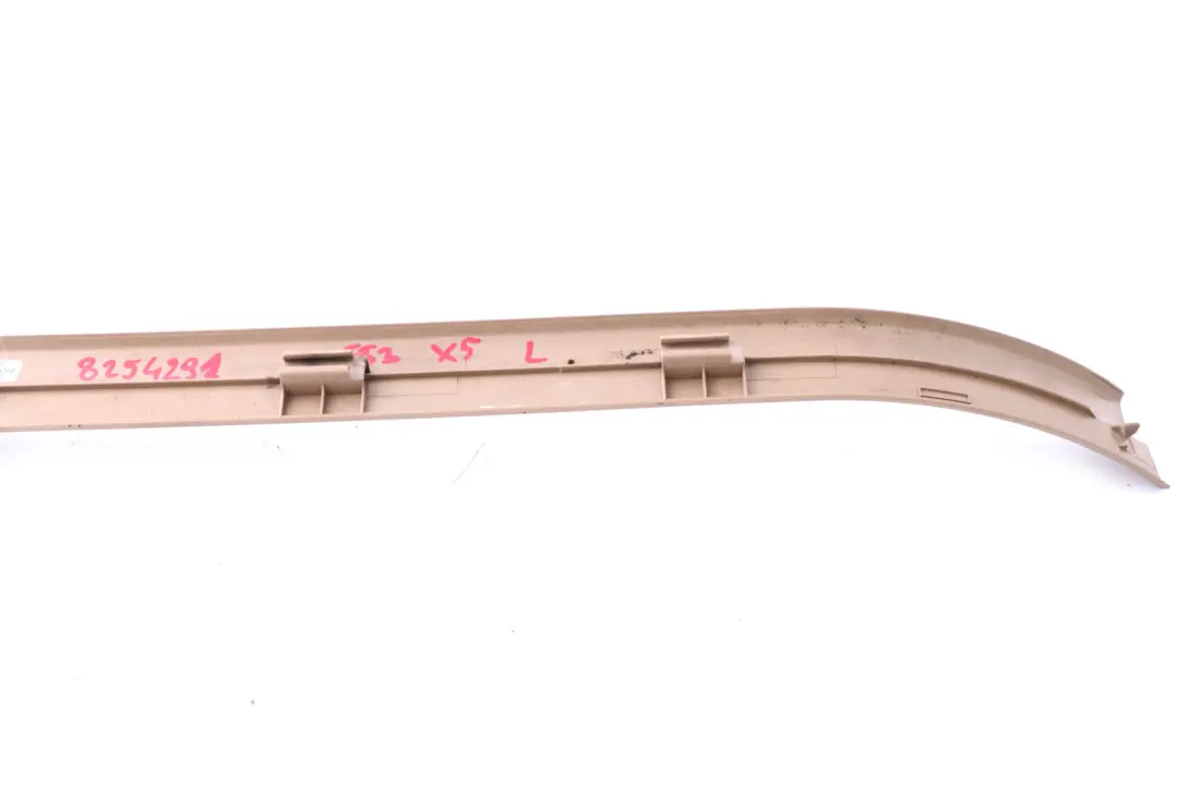 Battitacco Copertura Ingresso Hellbeige Anteriore Sinistro 8402107 per BMW X5 E53 con numero di parte 8254291 BMW X5 E53 Battitacco Copertura Ingresso Hellbeige Anteriore Sinistro 8402107 - SKU 8254291 - Numero di parte 8254291