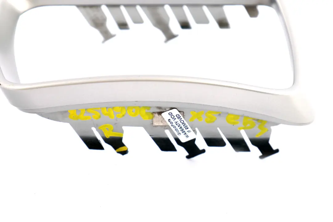 BMW X5 Series E53 Supporting Ring Wing Mirror Right O/S Trim Cover Titan Silver - SKU 8254906 - Part number 8254906