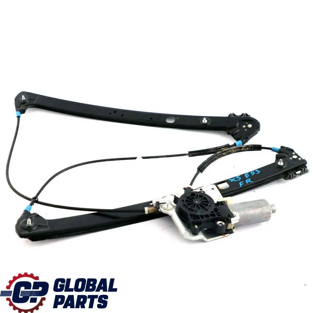 Puerta Delantera Derecha Elevalunas Regulador Motor para BMW E53 con número de pieza 8254912 BMW E53 Puerta Delantera Derecha Elevalunas Regulador Motor - SKU 8254912 - Número de pieza 8254912