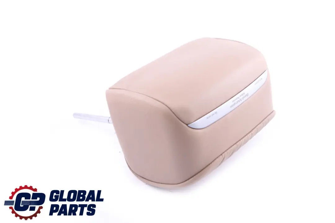 Left Right N/O/S Headrest Leather Beige to BMW 3 E46 Convertible Rear Seat with Part number 8255033 BMW 3 E46 Convertible Rear Seat Left Right N/O/S Headrest Leather Beige - SKU 8255033 - Part number 8255033