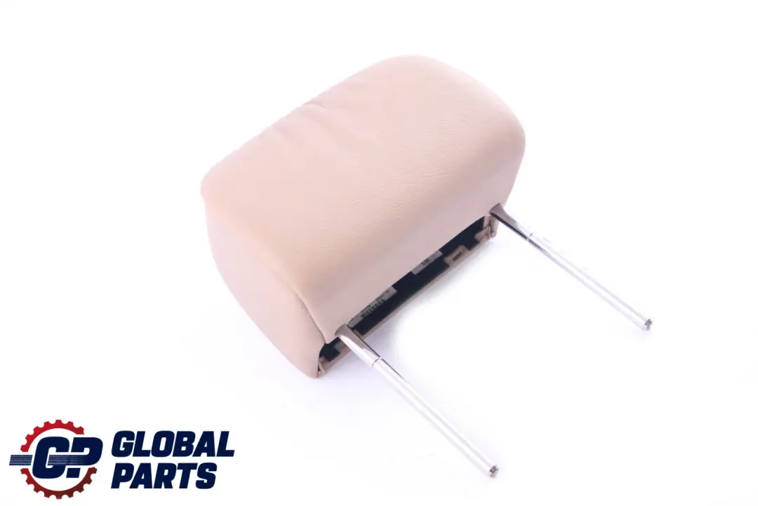 Left Right N/O/S Headrest Leather Beige to BMW 3 E46 Convertible Rear Seat with Part number 8255033 BMW 3 E46 Convertible Rear Seat Left Right N/O/S Headrest Leather Beige - SKU 8255033 - Part number 8255033