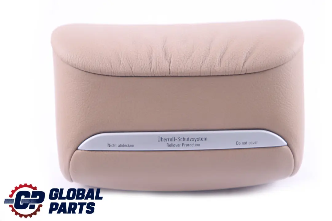 BMW 3 E46 Convertible Rear Seat Left Right N/O/S Headrest Leather Beige - SKU 8255033 - Part number 8255033