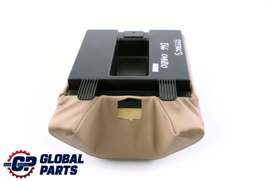 BMW 3 E46 Cabrio Rear Seat Back Backrest Armrest Insert Cover Leather Beige - SKU 8255063 - Part number 8255063