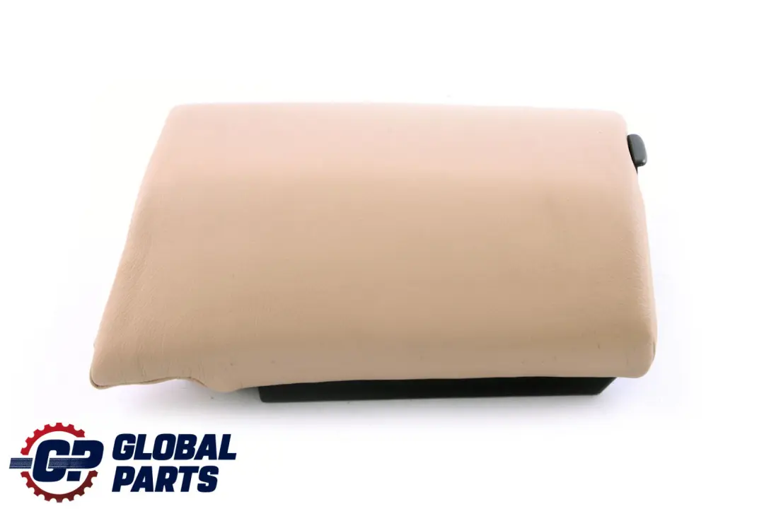 BMW 3 E46 Cabrio Rear Seat Back Backrest Armrest Insert Cover Leather Beige - SKU 8255063 - Part number 8255063