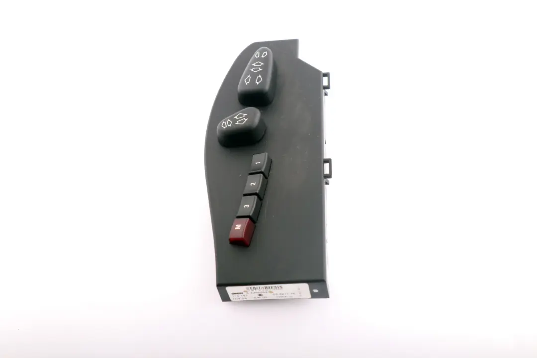 Unité d'actionnement Panneau Commutateur siège avant droit pour BMW E46 E64 à propos du numéro de pièce 8255382 BMW E46 E64 Unité d'actionnement Panneau Commutateur siège avant droit - SKU 8255382 - Numéro de pièce 8255382