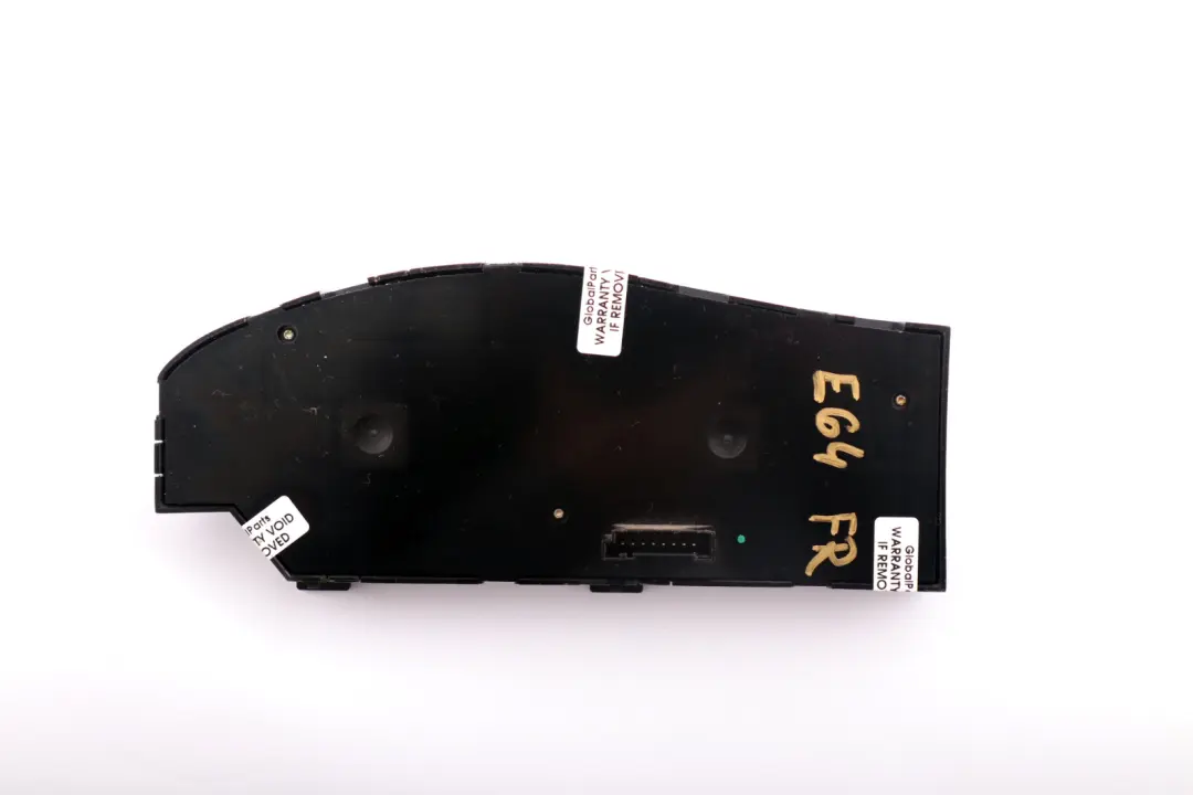 BMW E46 E64 Unidad Actuación Panel Interruptor Asiento Delantero Derecho - SKU 8255382 - Número de pieza 8255382