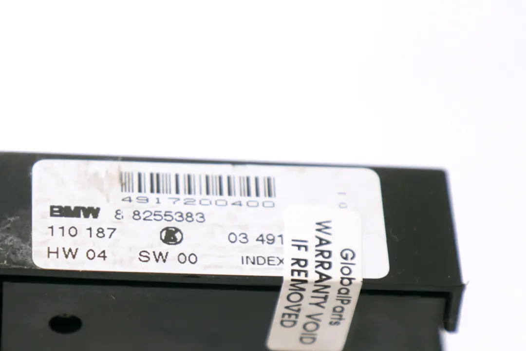 Front Left N/S Actuation Unit Panel Seat Switch to BMW 3 6 Series E46 E64 with Part number 8255383 BMW 3 6 Series E46 E64 Front Left N/S Actuation Unit Panel Seat Switch - SKU 8255383 - Part number 8255383