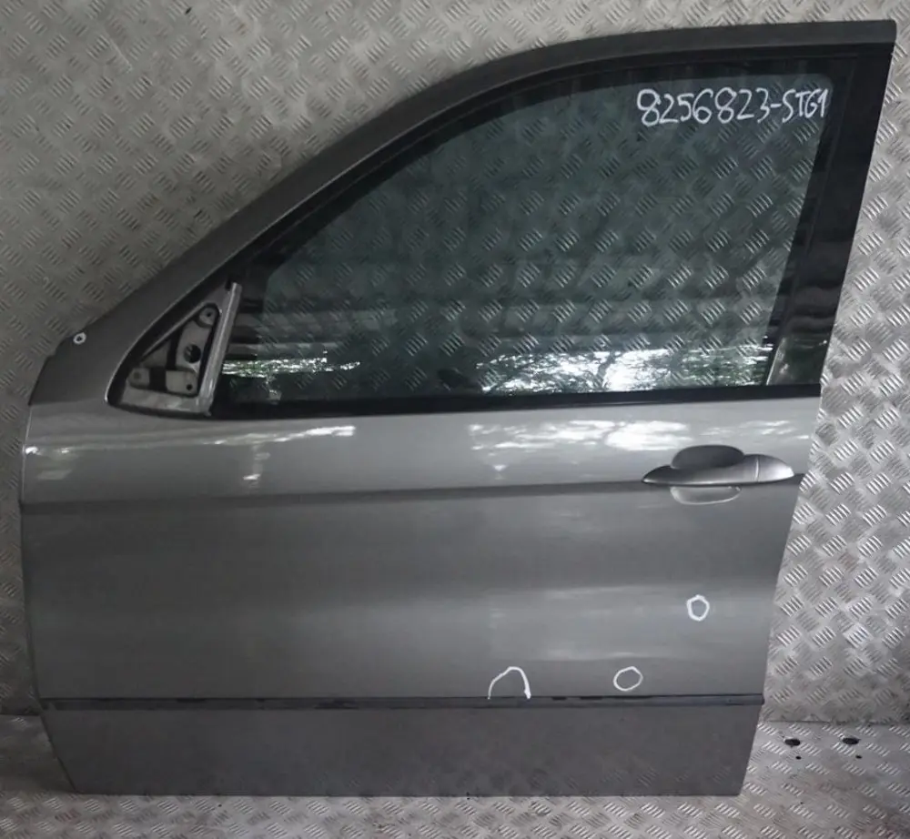 Door Front Left N/S Sterlinggrau Sterling Grey Metallic 472 to BMW X5 Series E53 1 with Part number 8256823 BMW X5 Series E53 1 Door Front Left N/S Sterlinggrau Sterling Grey Metallic 472 - SKU 8256823-STG1 - Part number 8256823