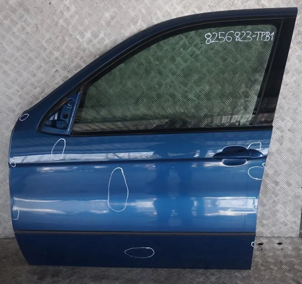 BMW X5 Series E53 Door Front Left N/S Topasblau Topaz Blue Metallic - 364