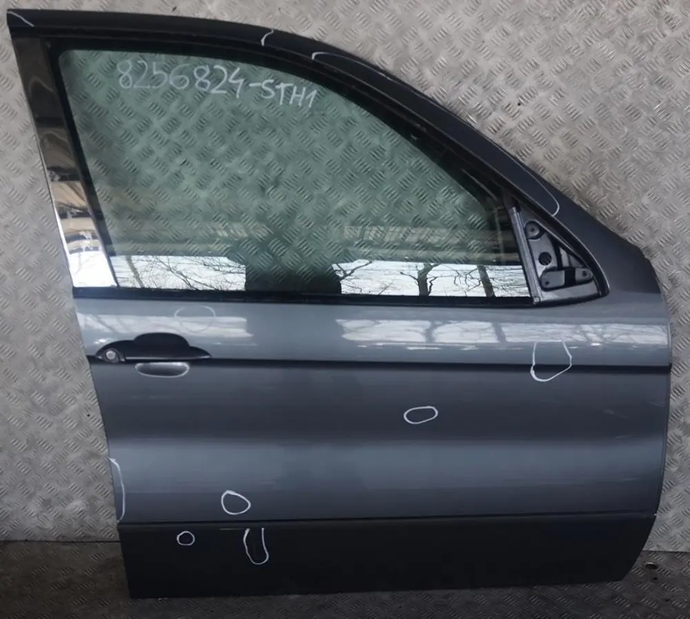 BMW X5 Series E53 1 Door Front Right O/S Stahlgrau Steel Grey Metallic - 400 - SKU 8256824-STH1 - Part number 8256824