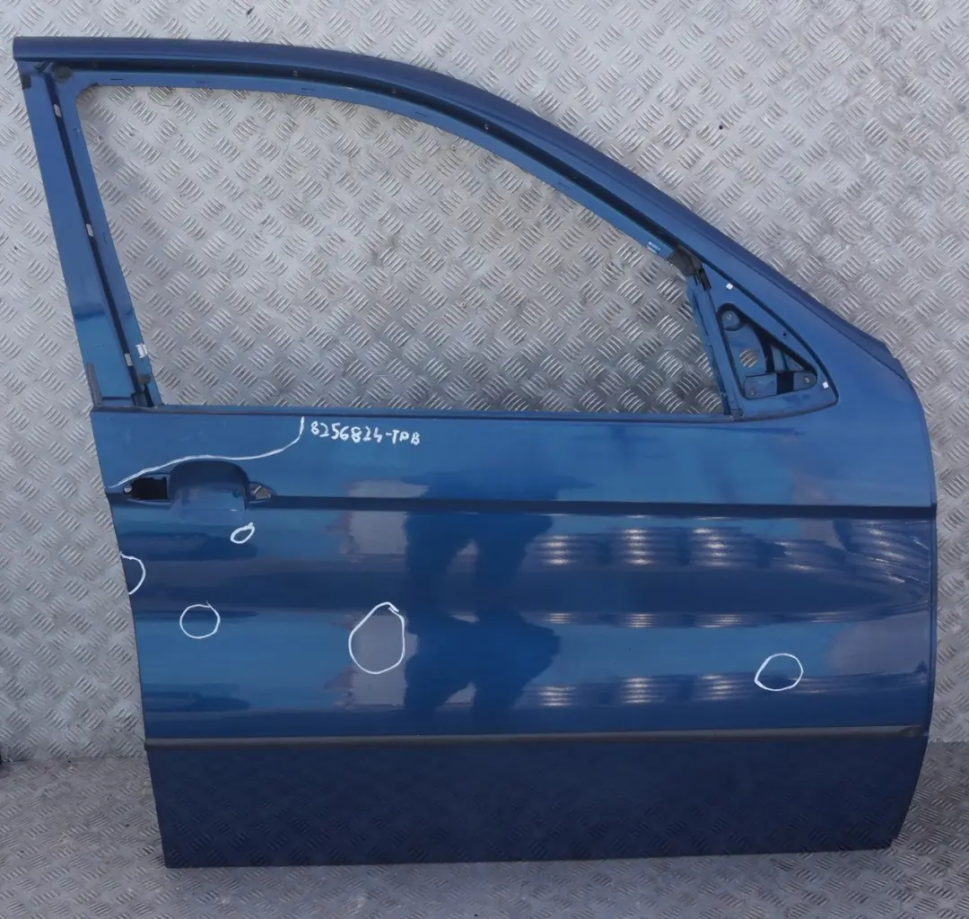 BMW X5 SERIES E53 Door Front Right O/S Topasblau Blue Blau Metallic - 364 - SKU 8256824-TPB - Part number 8256824