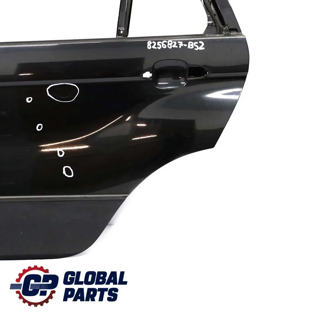 Door Rear Left N/S Black Sapphire Metallic - 475 to BMW X5 Series E53 2 with Part number 8256827 BMW X5 Series E53 2 Door Rear Left N/S Black Sapphire Metallic - 475 - SKU 8256827-BS2 - Part number 8256827