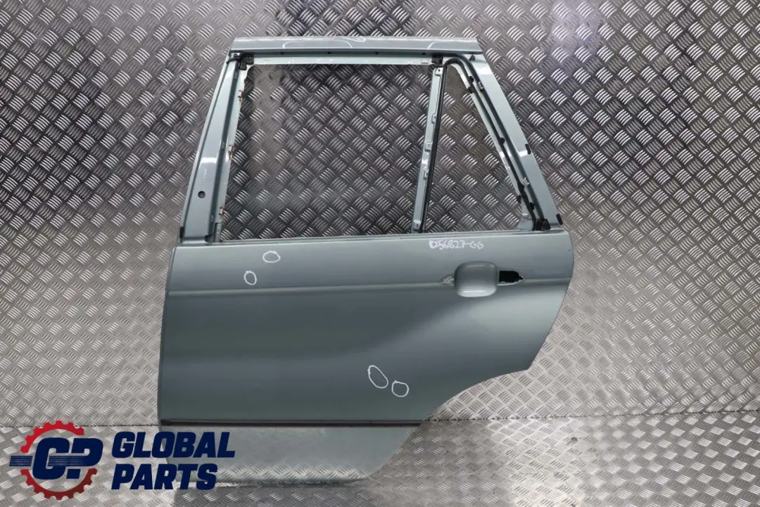 BMW X5 SERIES E53 Door Rear Left N/S Graugruen Grey Green Metallic - 442 - SKU 8256827-GG - Part number 8256827
