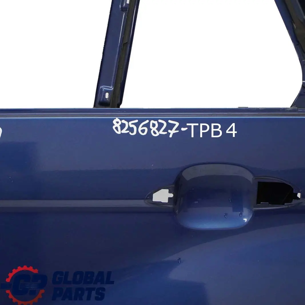 BMW X5 er E53 Fahrerseite Tür hinten links Topasblau Topas Blau Metallic 364 - SKU 8256827-TPB4 - Teilenummer 8256827