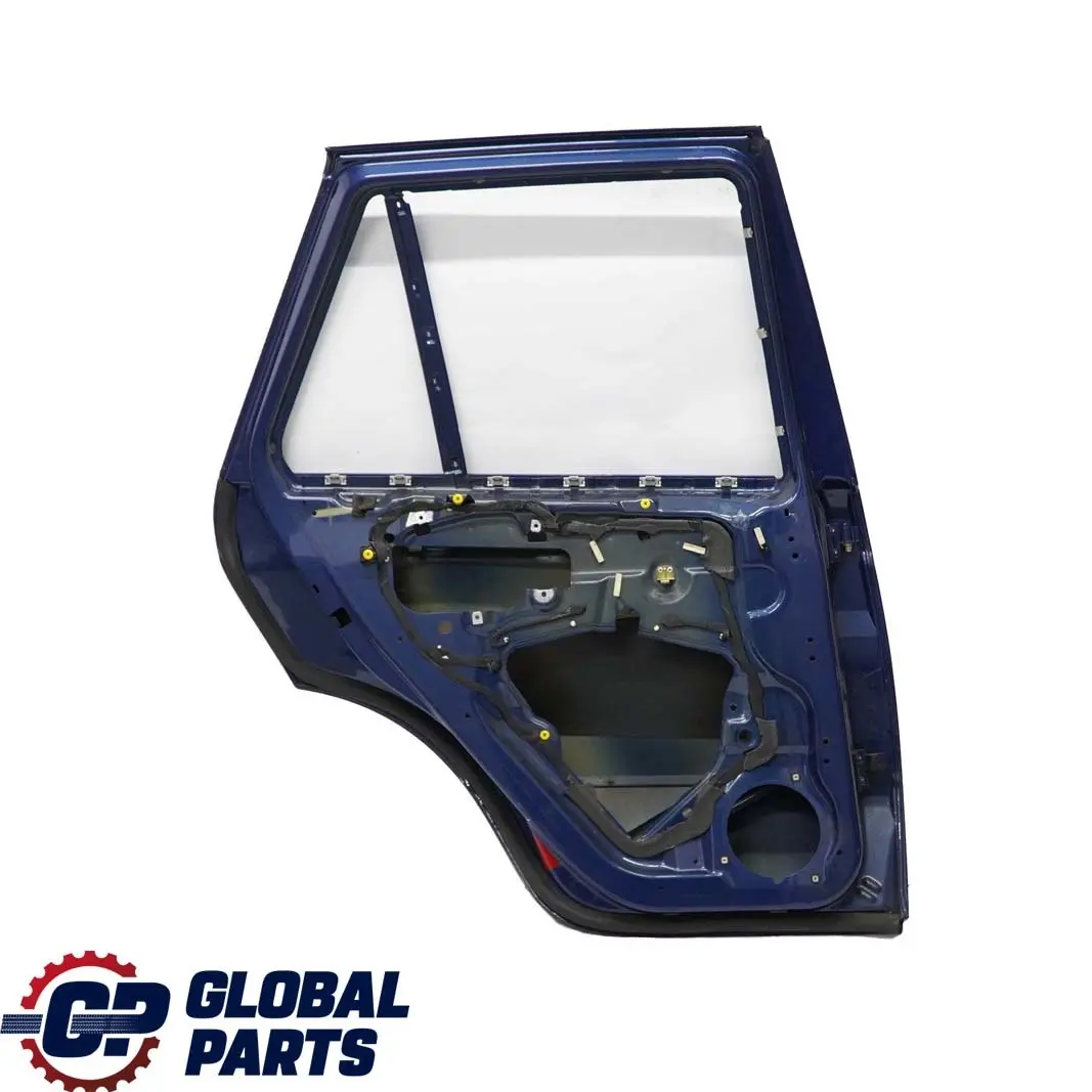 BMW X5 er E53 Fahrerseite Tür hinten links Topasblau Topas Blau Metallic 364 - SKU 8256827-TPB4 - Teilenummer 8256827