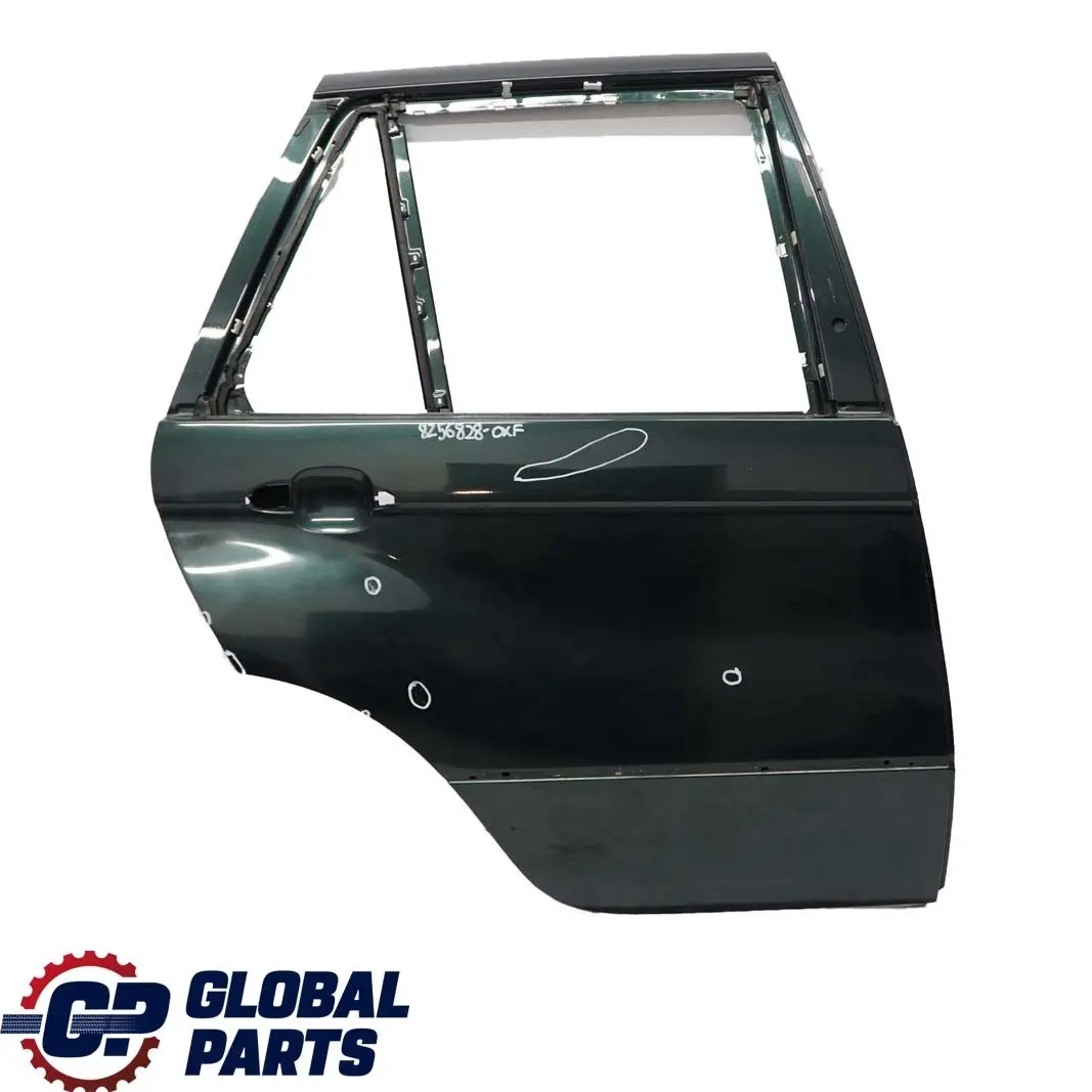 BMW X5 Series E53 Door Rear Right O/S Oxfordgruen Oxford Green Metallic 430 - SKU 8256828-OXF - Part number 8256828