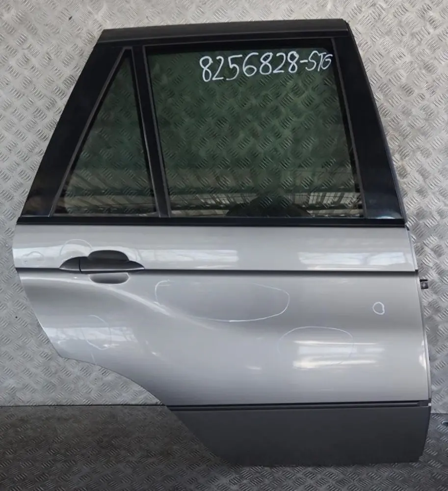 Door Rear Right O/S Sterlinggrau Sterling Grey - 472 to BMW X5 Series E53 with Part number 8256828 BMW X5 Series E53 Door Rear Right O/S Sterlinggrau Sterling Grey - 472 - SKU 8256828-STG - Part number 8256828