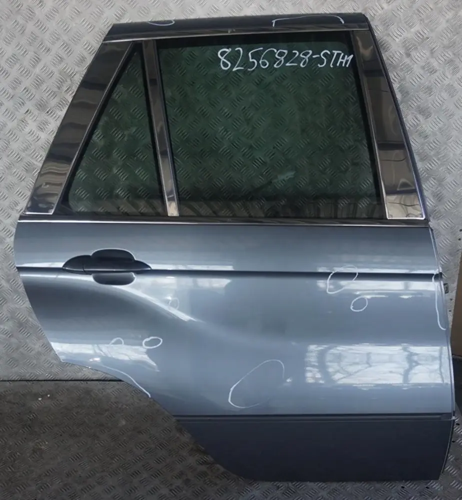 BMW X5 Series E53 1 Door Rear Right O/S Stahlgrau Steel Grey Metallic - 400 - SKU 8256828-STH1 - Part number 8256828