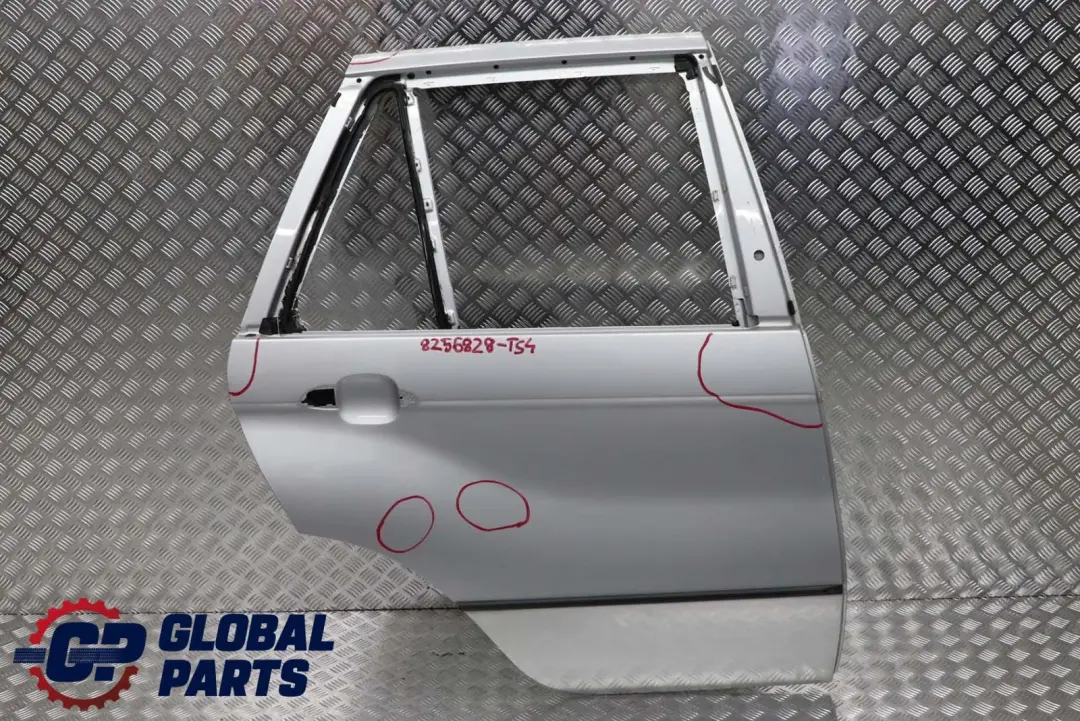 Door Rear Right O/S Titansilber Titan Silver Metallic - 354 to BMW X5 Series 4 E53 with Part number 8256828 BMW X5 Series 4 E53 Door Rear Right O/S Titansilber Titan Silver Metallic - 354 - SKU 8256828-TS4 - Part number 8256828