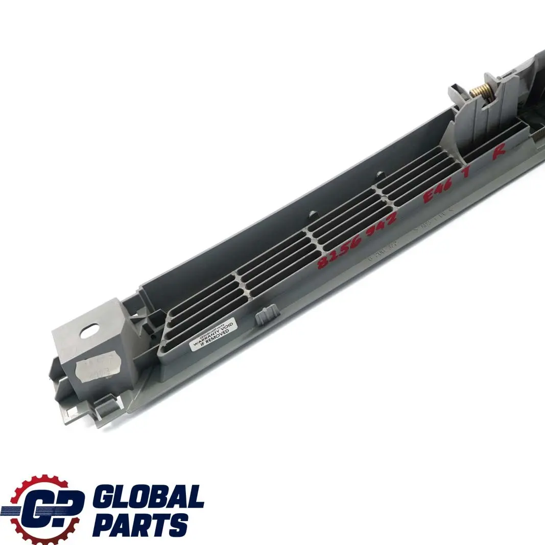 BMW 3 Series E46 Touring Lateral Trunk Floor Vent Louvre Right O/S Grey - SKU 8256942 - Part number 8256942