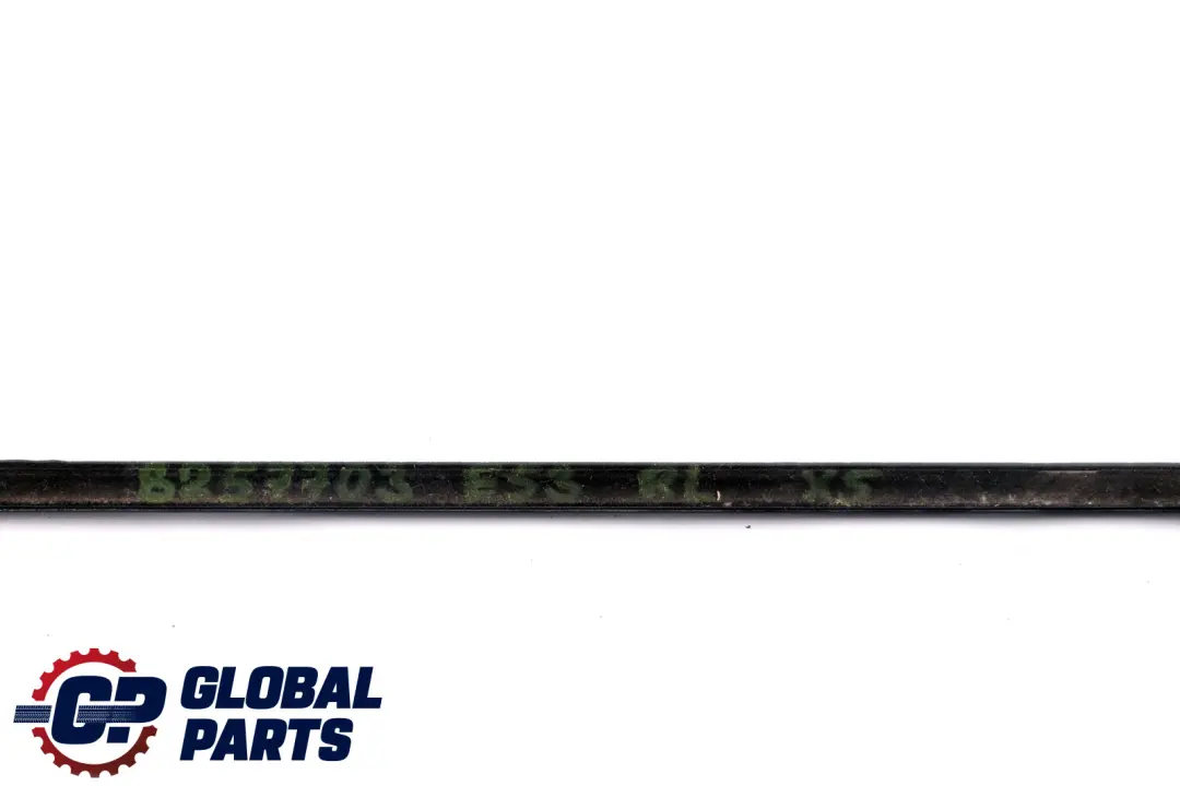 Left Door N/S Outer Weatherstrip Glanzschwarz High Gloss to BMW X5 Series E53 Rear with Part number 8257703 BMW X5 Series E53 Rear Left Door N/S Outer Weatherstrip Glanzschwarz High Gloss - SKU 8257703 - Part number 8257703