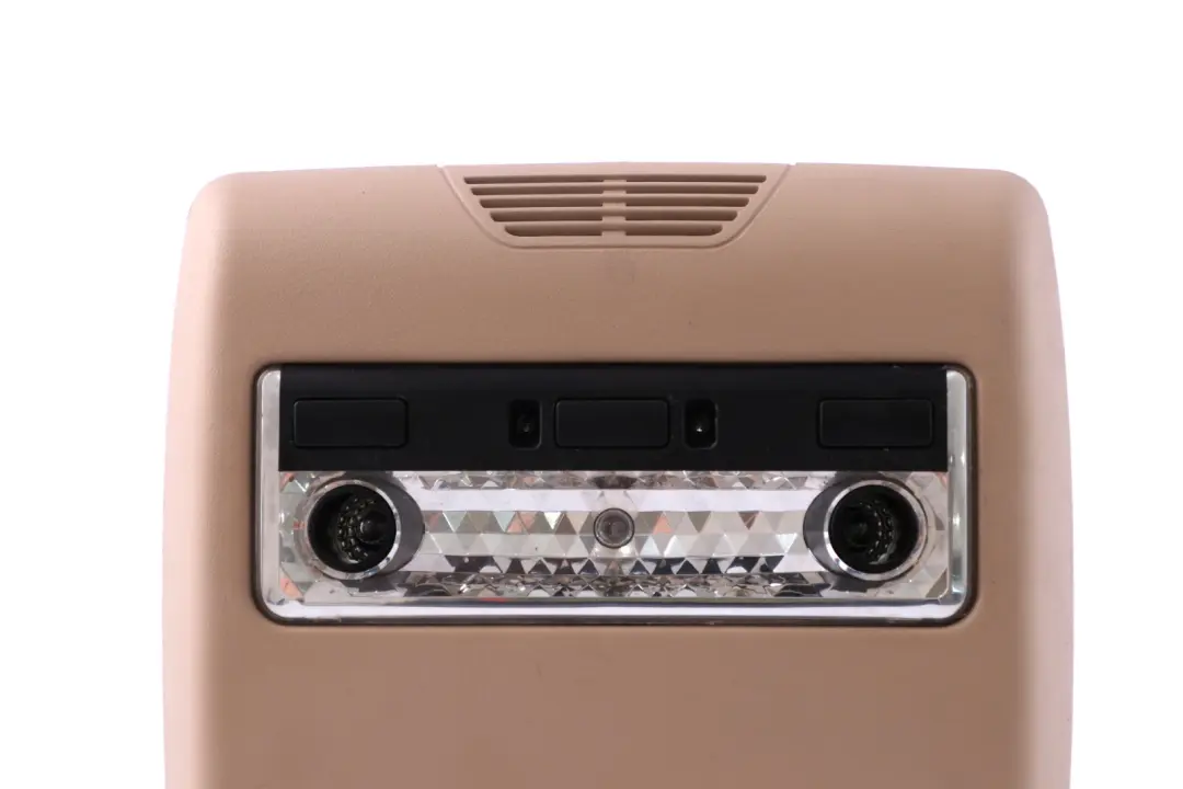 Head Lining Trim Cover Console Panel HELLBEIGE to BMW X5 Series E53 Rear with Part number 8258039 BMW X5 Series E53 Rear Head Lining Trim Cover Console Panel HELLBEIGE - SKU 8258039 - Part number 8258039