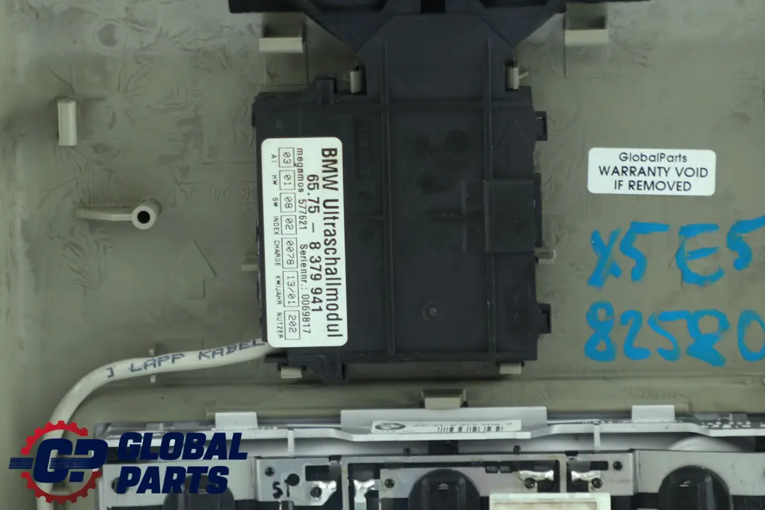 BMW X5 E53 Trasero Cabezal Revestimiento Cubierta Panel Pastell Verde - SKU 8258040 - Número de pieza 8258040