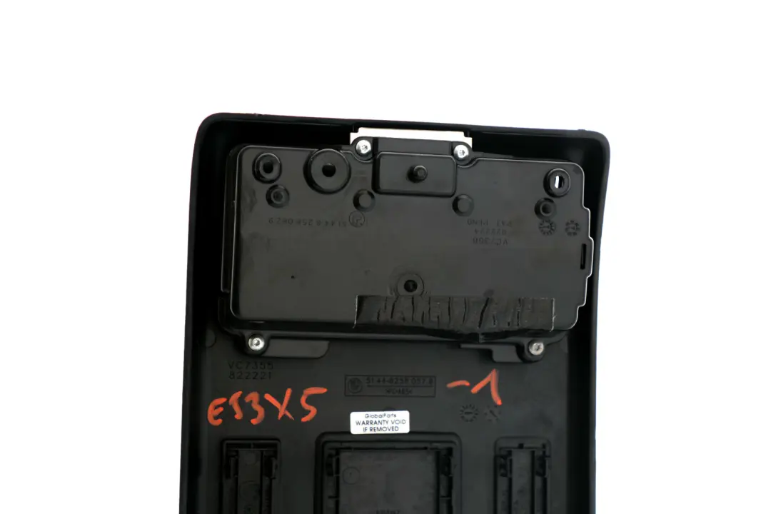BMW X5 E53 Pannello luminoso anteriore interno tetto Supporto console nero - SKU 8258057-1 - Numero di parte 8258061