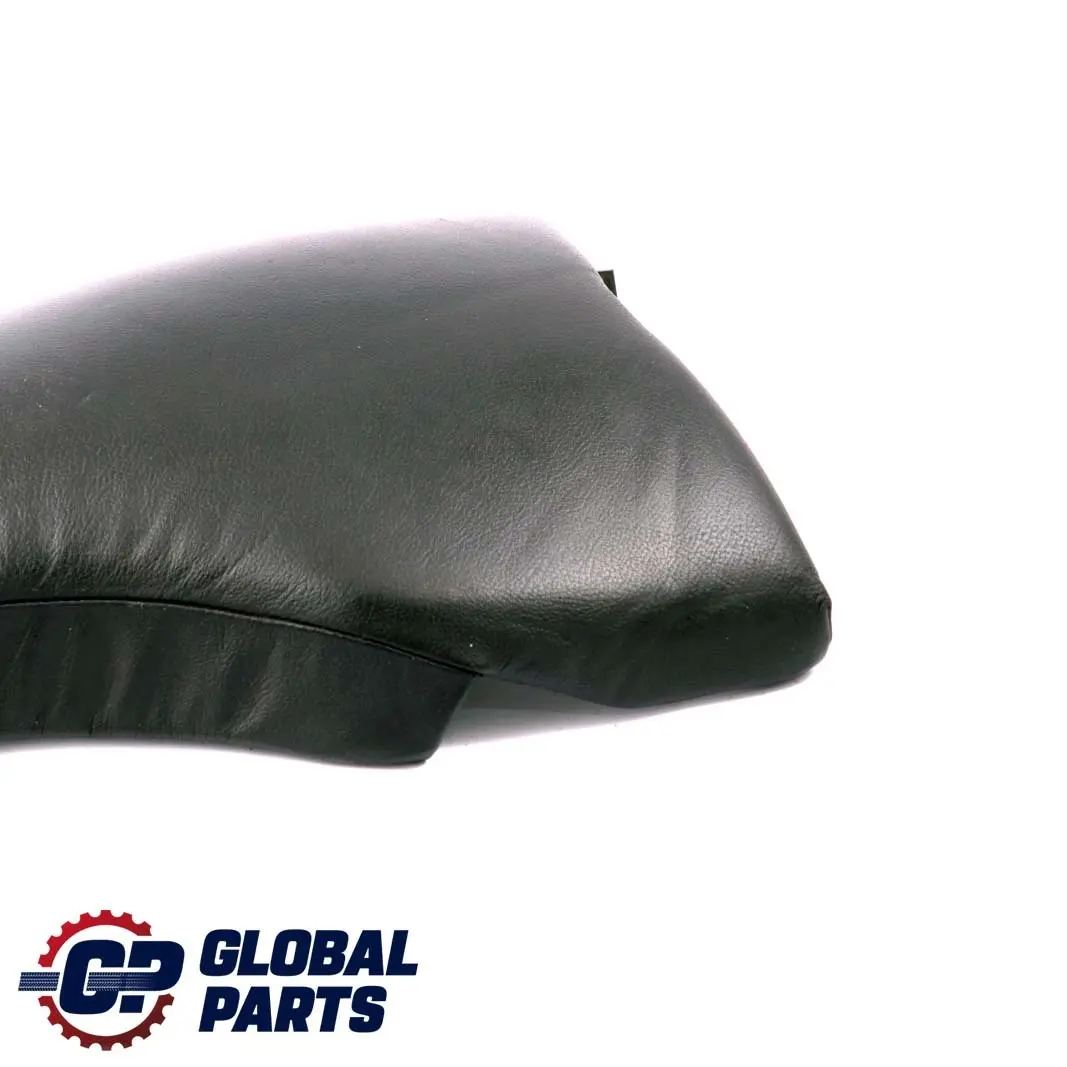 BMW E46 Touring Rear Seat Left N/S Lateral Finisher Panel Black Leather - SKU 8258129 - Part number 8258129
