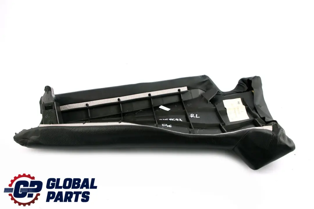 Left N/S Seat Bench Lateral Finisher Leather Montana to BMW 3 E46 Coupe Rear with Part number 8258693 BMW 3 E46 Coupe Rear Left N/S Seat Bench Lateral Finisher Leather Montana - SKU 8258693 - Part number 8258693