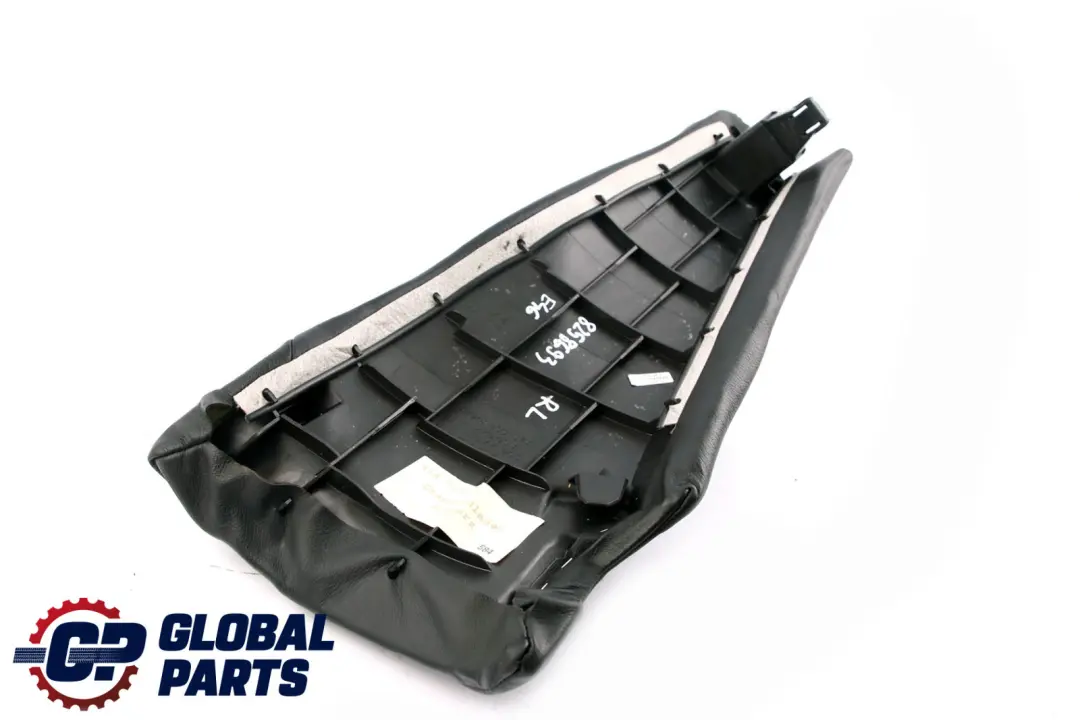 Left N/S Seat Bench Lateral Finisher Leather Montana to BMW 3 E46 Coupe Rear with Part number 8258693 BMW 3 E46 Coupe Rear Left N/S Seat Bench Lateral Finisher Leather Montana - SKU 8258693 - Part number 8258693