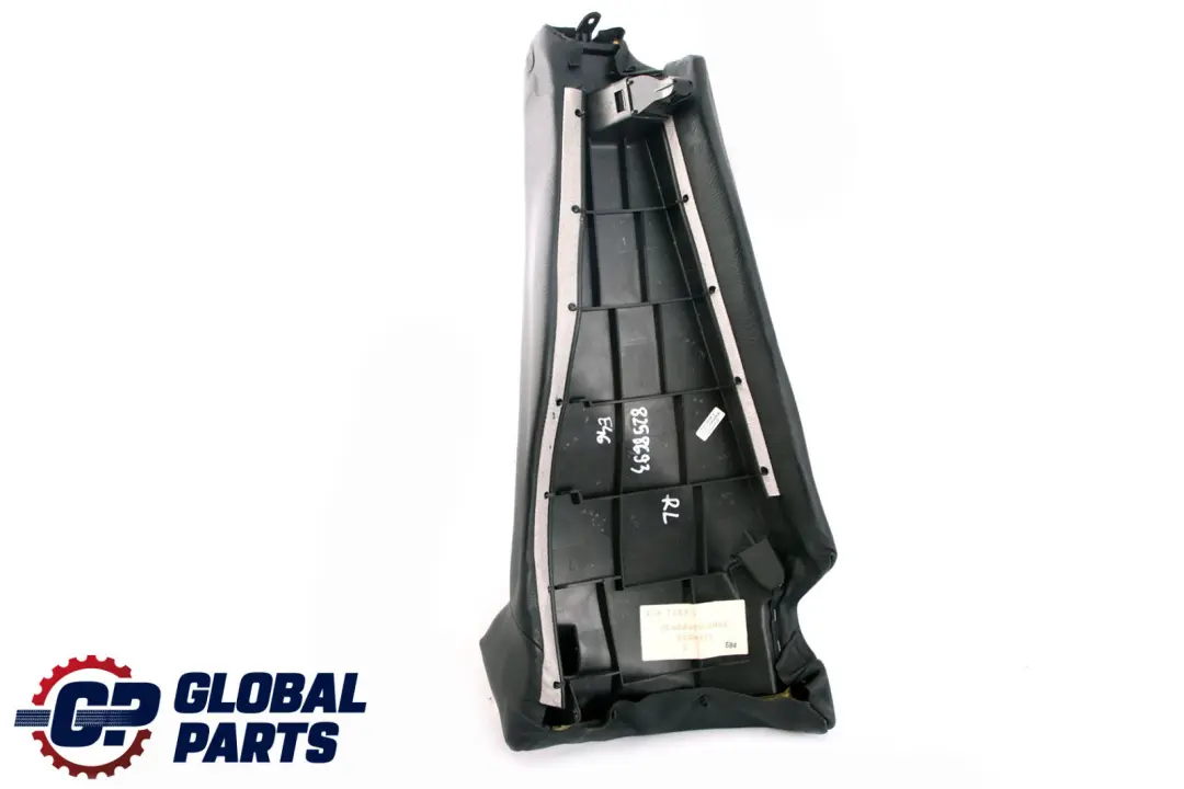 Left N/S Seat Bench Lateral Finisher Leather Montana to BMW 3 E46 Coupe Rear with Part number 8258693 BMW 3 E46 Coupe Rear Left N/S Seat Bench Lateral Finisher Leather Montana - SKU 8258693 - Part number 8258693