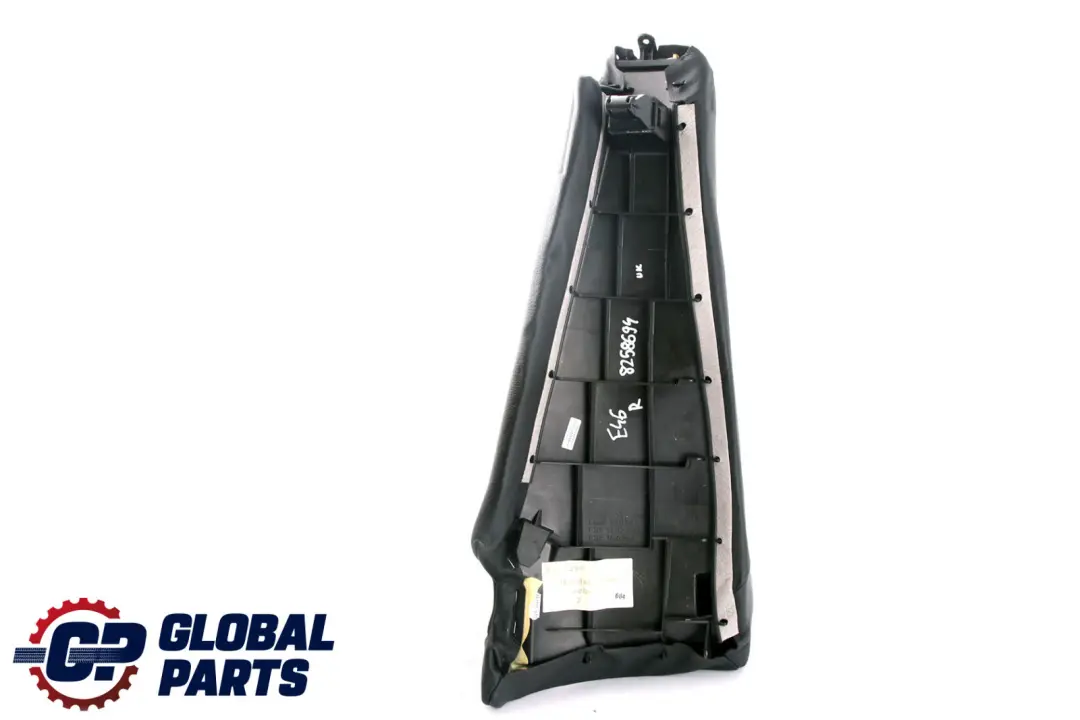 Right O/S Seat Bench Lateral Finisher Leather Montana to BMW 3 E46 Coupe Rear with Part number 8258694 BMW 3 E46 Coupe Rear Right O/S Seat Bench Lateral Finisher Leather Montana - SKU 8258694 - Part number 8258694