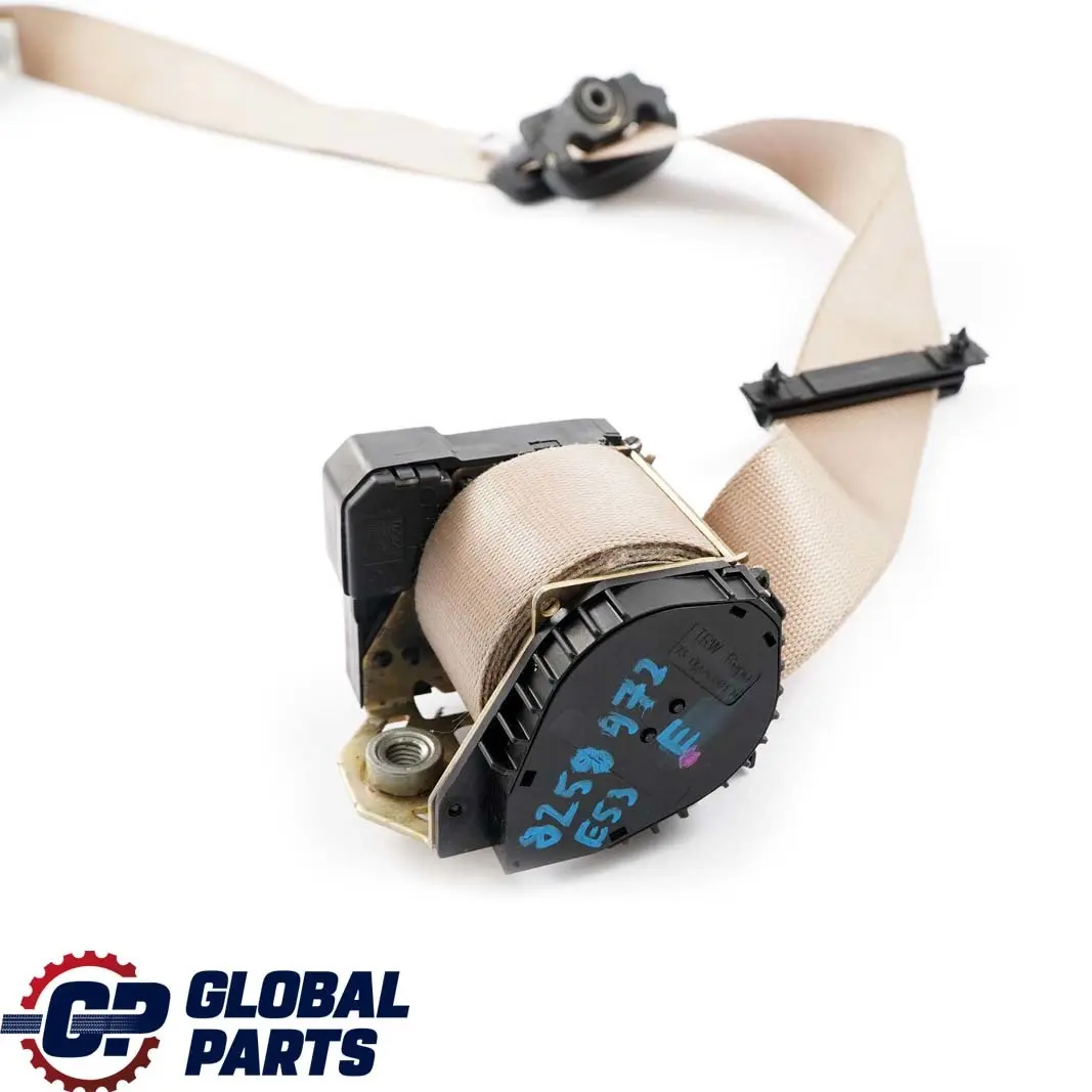 BMW X5 Series E53 Upper Belt Force Limiter Front Right O/S Light Beige - SKU 8258972 - Part number 8258972