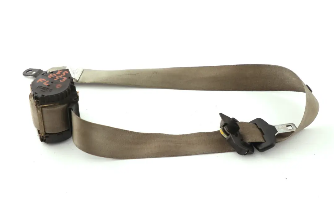 Upper Belt Seatbelt Front Left N/S Pastel Green to BMW X5 E53 with Part number 8258975 BMW X5 E53 Upper Belt Seatbelt Front Left N/S Pastel Green - SKU 8258975 - Part number 8258975