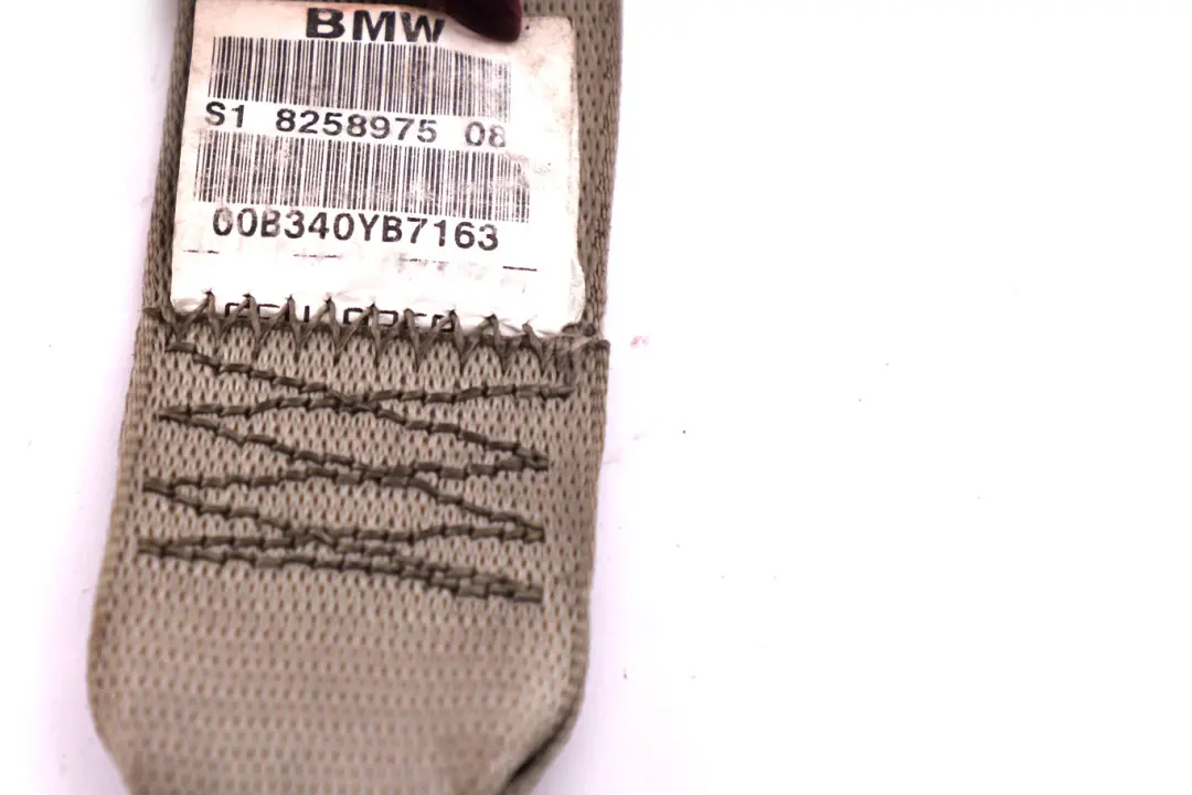 BMW X5 E53 Upper Belt Seatbelt Front Left N/S Pastel Green - SKU 8258975 - Part number 8258975
