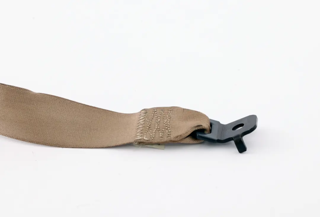 Upper Belt With Force Limiter Rear Left N/S Hell Beige to BMW X5 E53 with Part number 8259001 BMW X5 E53 Upper Belt With Force Limiter Rear Left N/S Hell Beige - SKU 8259001 - Part number 8259001