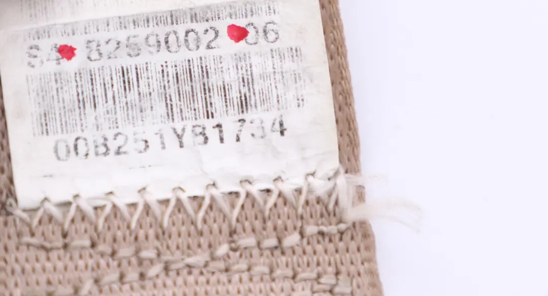 Obergurt Hinten Rechts Hell Beige für BMW X5 er E53 mit Teilenummer 8259002 BMW X5 er E53 Obergurt Hinten Rechts Hell Beige - SKU 8259002 - Teilenummer 8259002