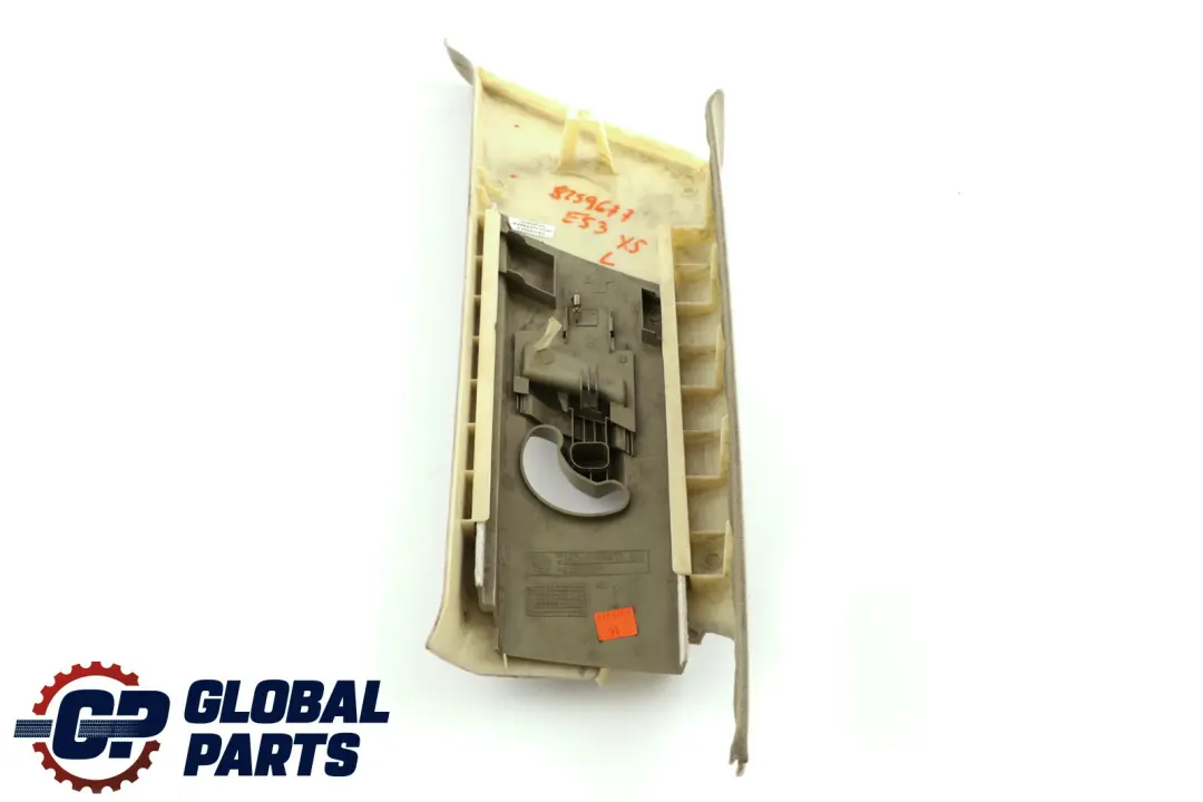 BMW X5 Reihe E53 Verkleidung Säule Hinten Links PASTELLGRÜN - SKU 8259677 - Teilenummer 8259678