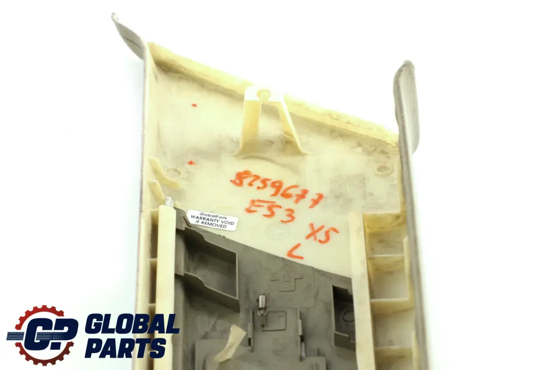 BMW X5 Reihe E53 Verkleidung Säule Hinten Links PASTELLGRÜN - SKU 8259677 - Teilenummer 8259678