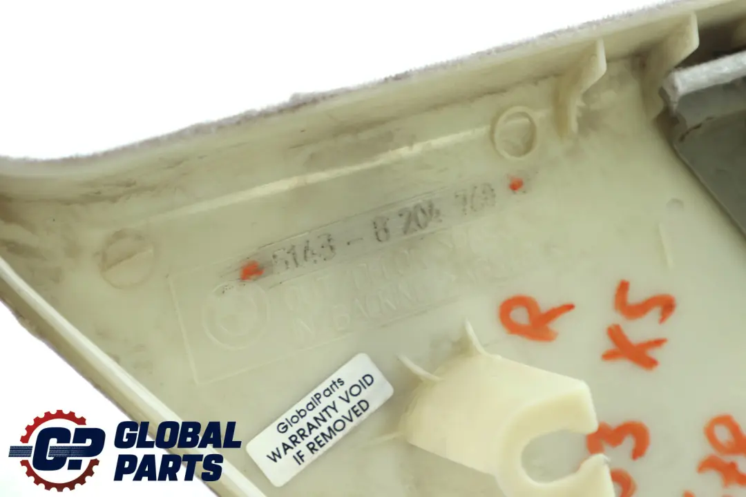 Trim Panel Column Rear Right O/S PASTELLGRÜN to BMW X5 Series E53 with Part number 8259678 BMW X5 Series E53 Trim Panel Column Rear Right O/S PASTELLGRÜN - SKU 8259678-1 - Part number 8259678