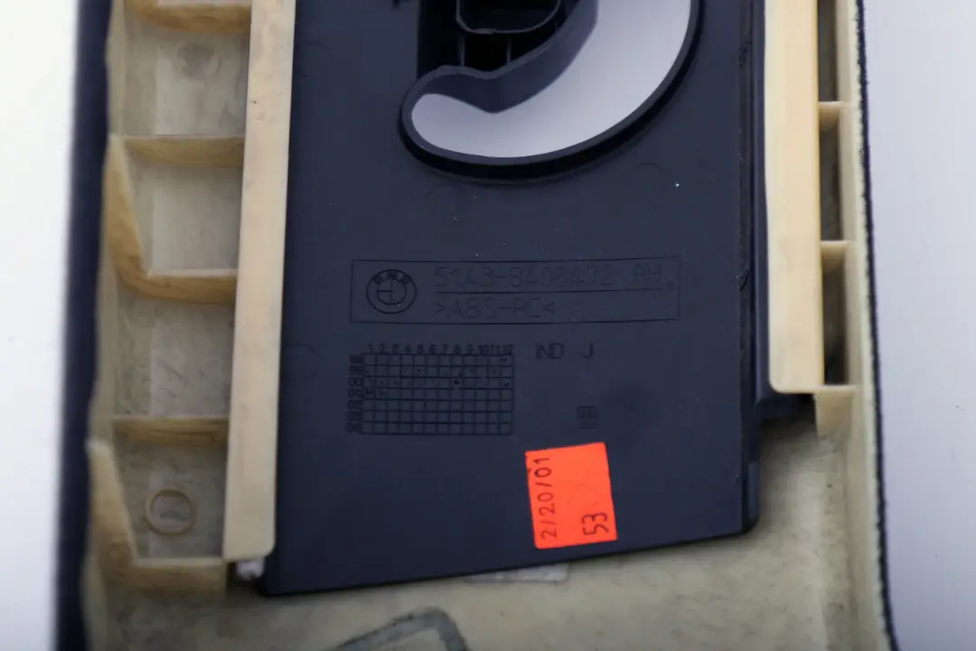 Trim Panel Column Rear Right O/S Black to BMW X5 Series E53 with Part number 8259679 BMW X5 Series E53 Trim Panel Column Rear Right O/S Black - SKU 8259678 - Part number 8259679